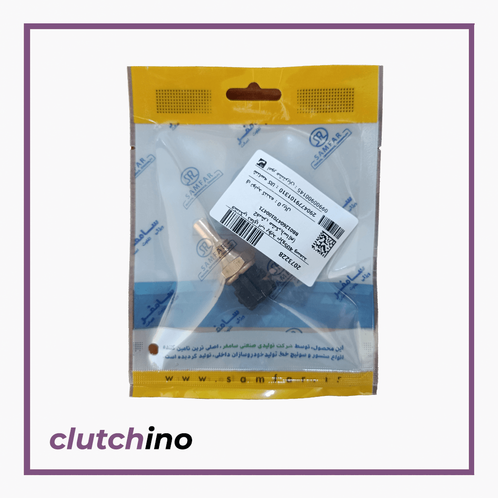 <p>فشنگی دمای آب دو فیش مشکی (ساژم) مناسب پراید، سمند و پژو 405، دمای آب موتور را به ECU ارسال کرده و عملکرد فن و سیستم سوخت‌رسانی را کنترل می‌کند تا موتور داغ نشود.</p>